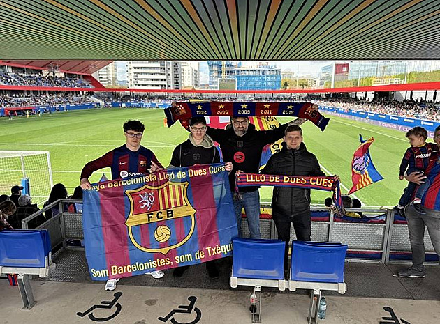 Rozhodl zákaz ze Španělska. Český fanklub Barcelony bude v Edenu bez chorea