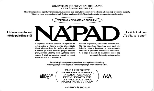AKA a ADC spouštějí iniciativu Síla nápadu, chtějí vrátit kreativitě její hodnotu