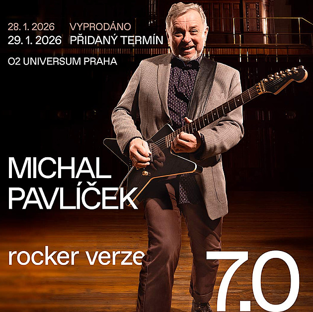 Michal Pavlíček v lednu slaví 70. narozeniny dvěma výjimečnými koncerty v O2 universu
