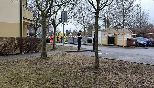 Podezřelý kufřík před ordinací spustil policejní manévry, byl v něm psací stroj