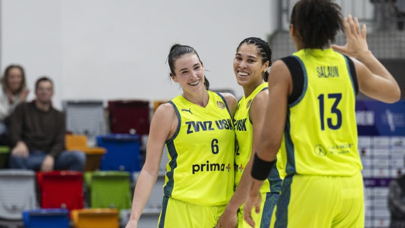 Dominance basketbalistek USK. Brandýsu nastřílely 130 bodů, mají už devátou výhru