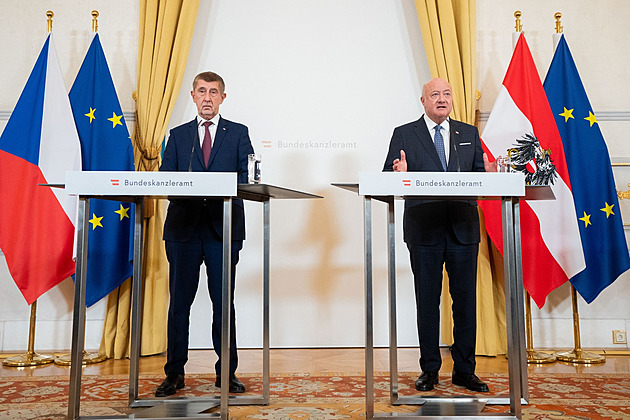 Babiš se setkal s rakouským kancléřem. Jednali o nelegální migraci i cenách energií