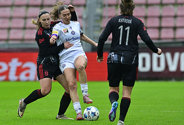 Sparťanky ve čtvrtfinále Evropského poháru dobývaly, s Austrií remizovaly