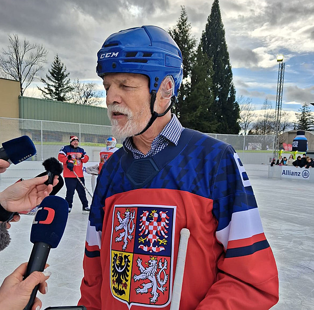 „To bude ostuda.“ Pavel se na olympijském festivalu předvedl i v hokejové exhibici