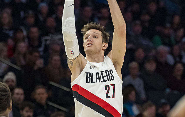 Nejlepší výkon v novém dresu. Krejčí se rozstřílel v Portlandu, prohře nezabránil